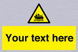 Custom warning ferries crossing vessels